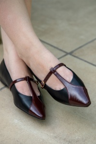 Gioseppo - Ballerines salomées Terry en noir