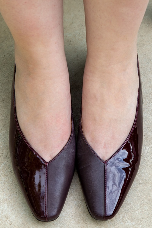 Gioseppo - Ballerines Fauve en bordeaux
