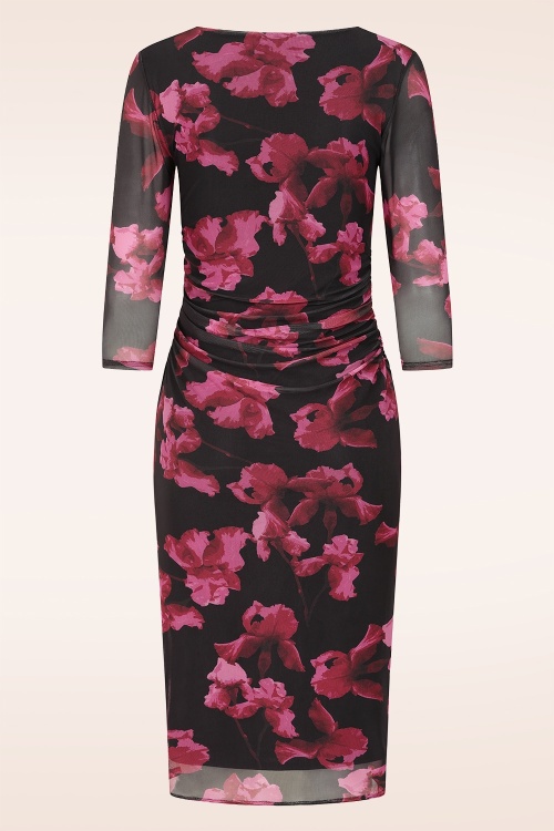 Vintage Chic for Topvintage - Exclusivité Topvintage ~ Robe crayhon Mira Muse en noir et rouge 2