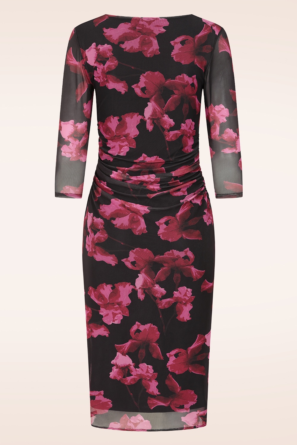 Vintage Chic for Topvintage - Exclusivité Topvintage ~ Robe crayhon Mira Muse en noir et rouge 2