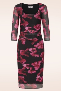 Vintage Chic for Topvintage - Exclusivité Topvintage ~ Robe crayhon Mira Muse en noir et rouge