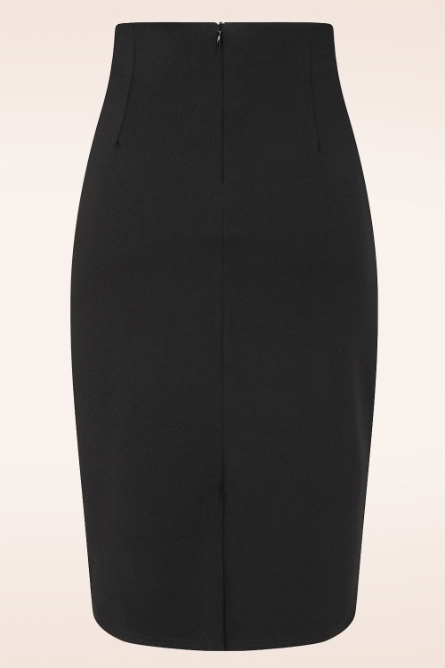 Vintage Chic for Topvintage - Topvintage exclusive ~ The Frame pencil rok in zwart 2
