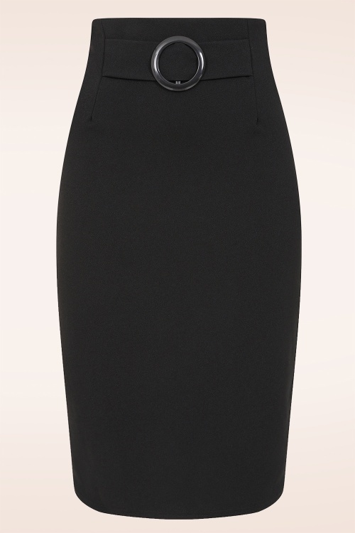 Vintage Chic for Topvintage - Topvintage exclusive ~ The Frame pencil rok in zwart