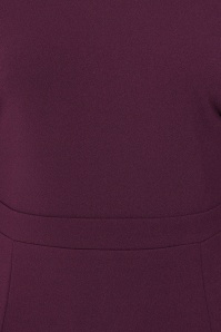 Vintage Chic for Topvintage - Topvintage exclusive ~ Mulberry pencil jurk in berry 3