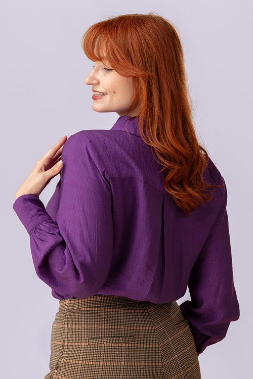 Surkana - Hannah Blouse in Purple 2