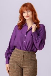Surkana - Hannah Blouse in Purple