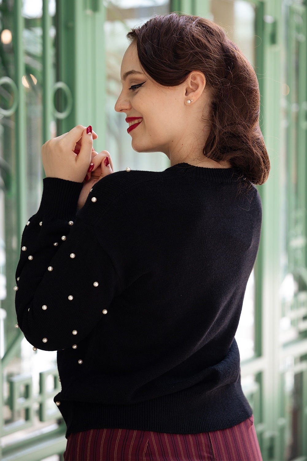 Wild Pony - Jenna Pearl Pullover in Schwarz 2