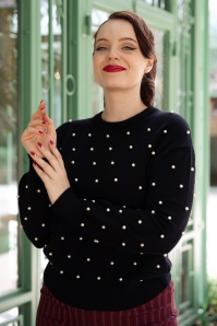 Wild Pony - Jenna Pearl Pullover in Schwarz