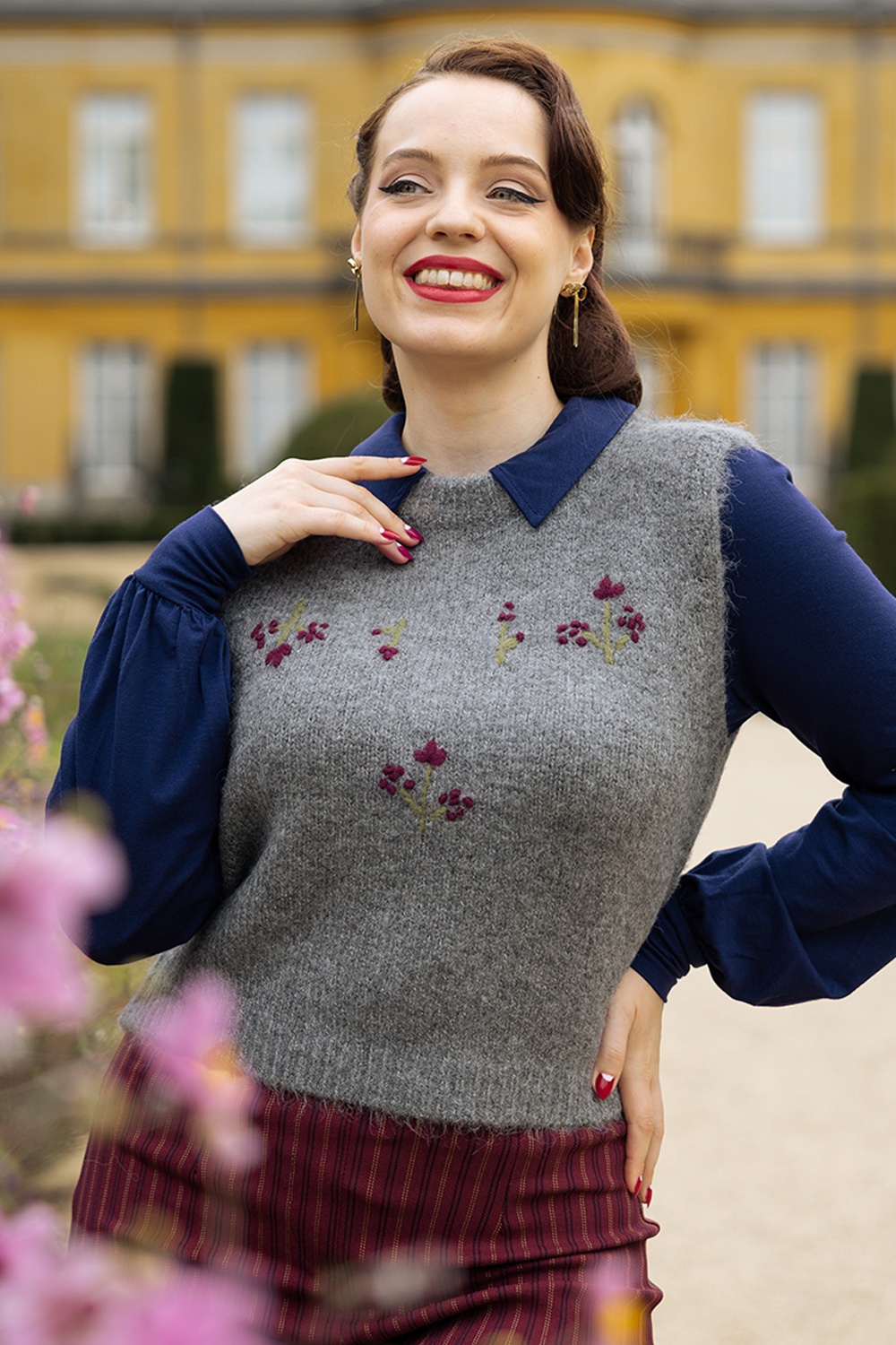 Wild Pony - Kendice Knitted Spencer in Grey