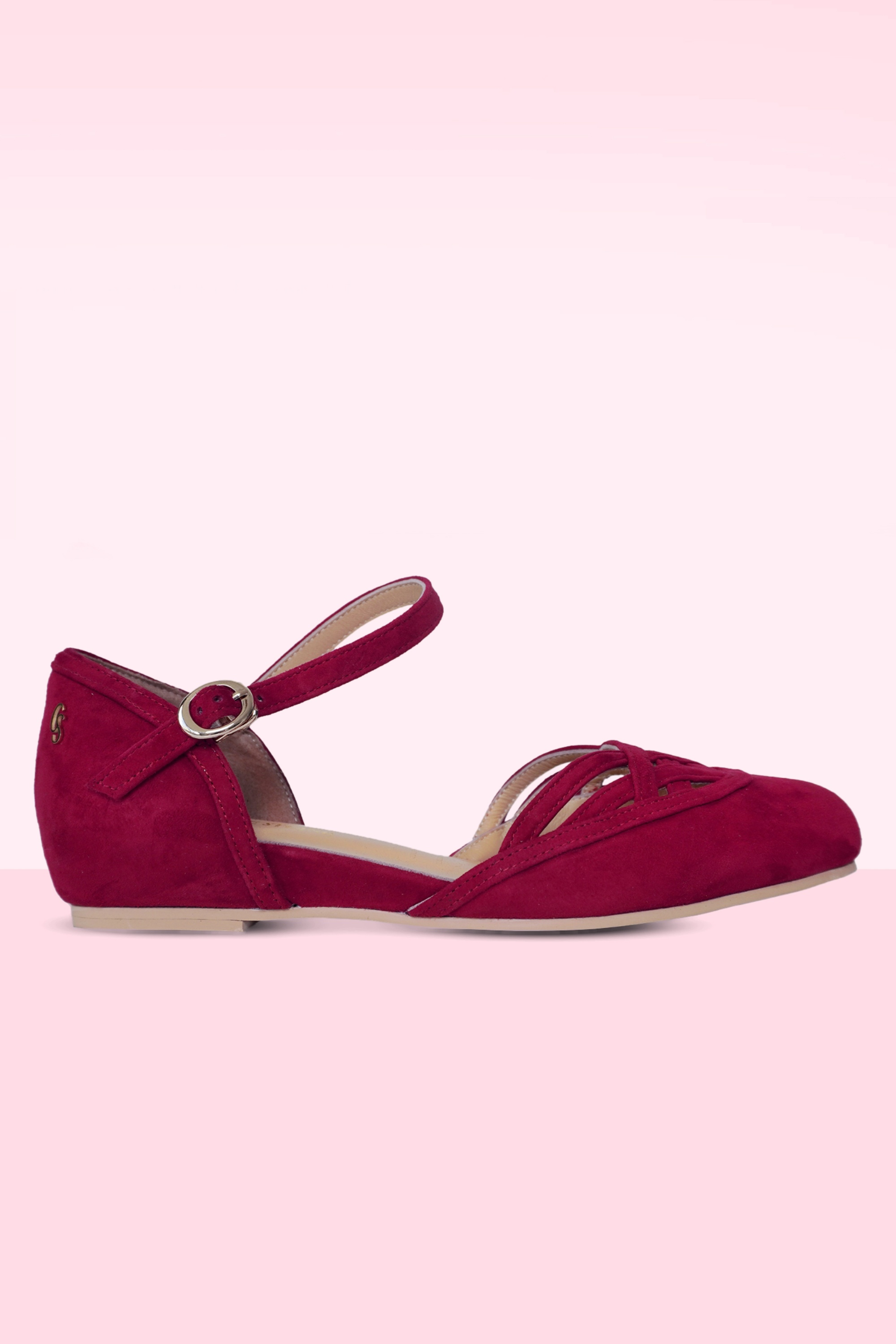 Charlie Stone - Serpente ballerina's in scarlet rood 4