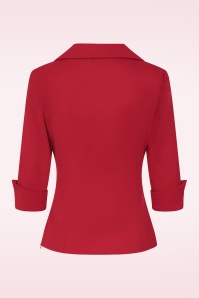 Rock-a-Booty - Topvintage exclusive ~ Danny Lee blouse in rood 4