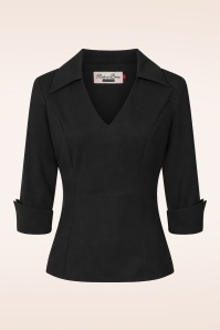 Rock-a-Booty - Lorelei pencil jurk in donker denim