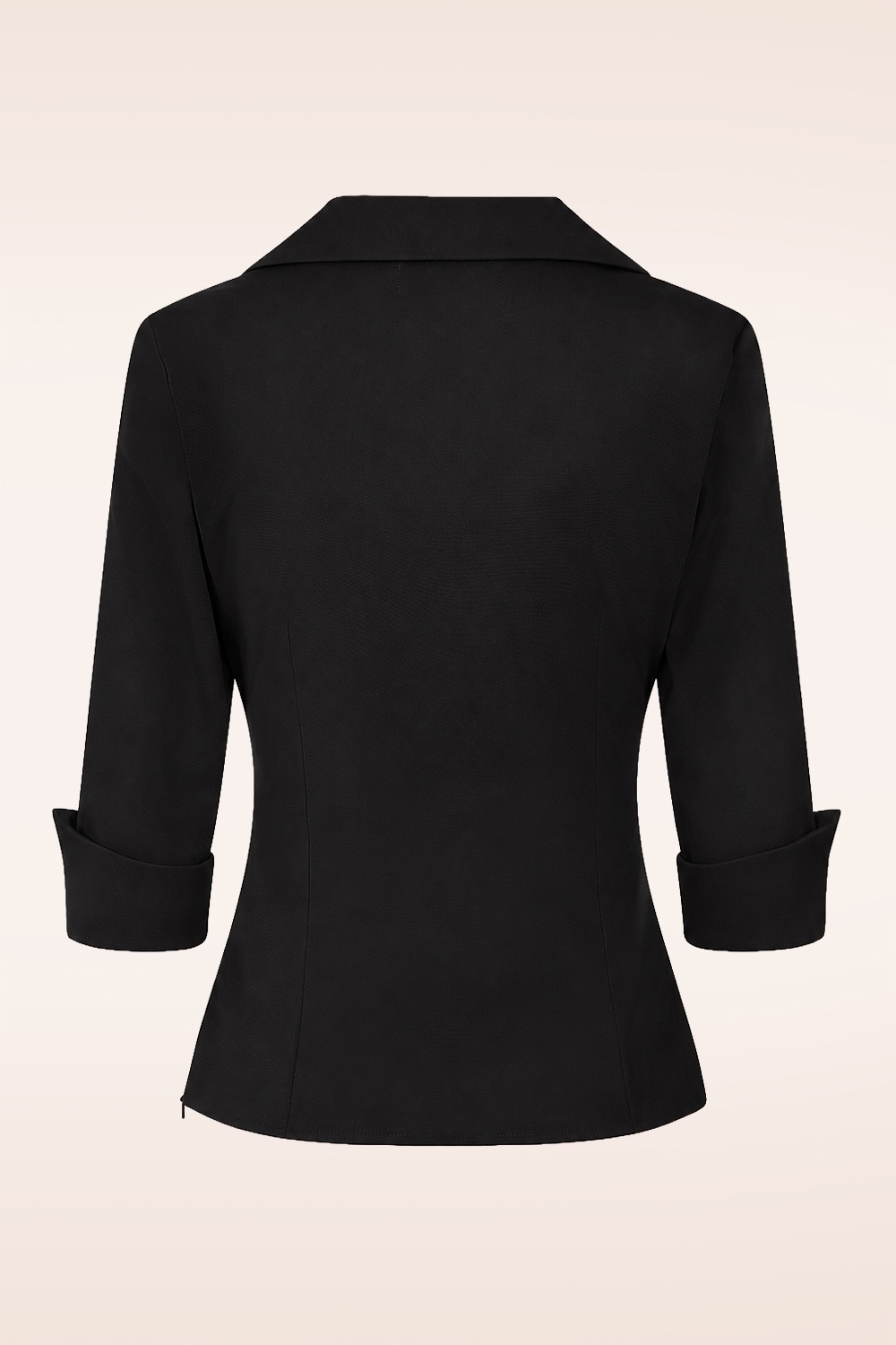Rock-a-Booty - Topvintage exclusive ~ Danny Lee blouse in zwart 2