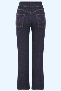 Rock-a-Booty - Exklusiv bei Topvintage ~ Mimi Jeans in Dunkelblau 4