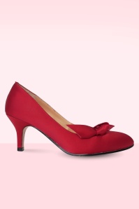Charlie Stone - Vivienne pumps in rood 3