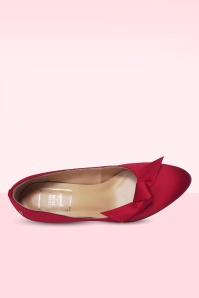 Charlie Stone - Vivienne pumps in rood 4