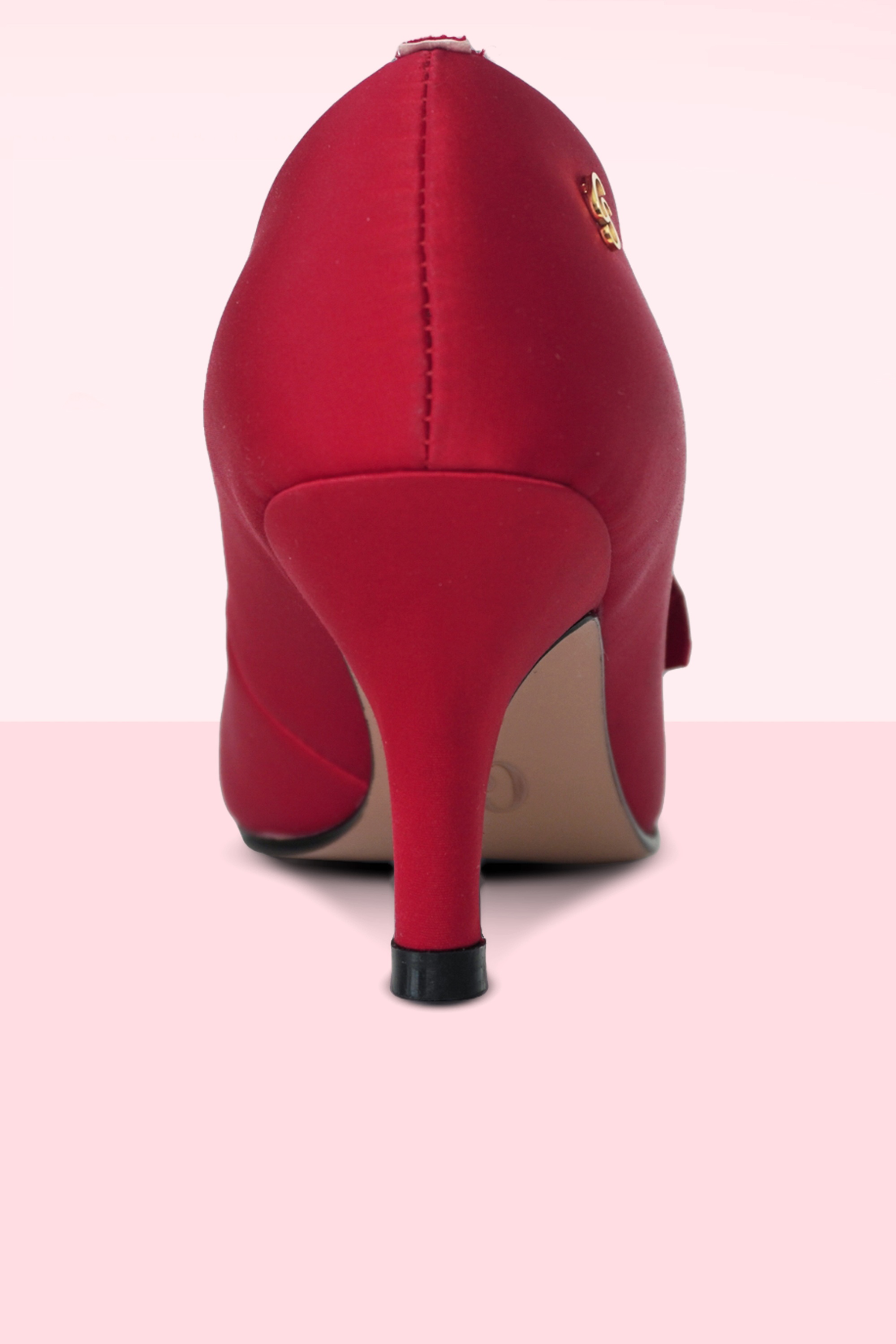 Charlie Stone - Vivienne pumps in rood 5