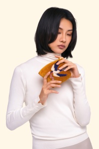 Powder - Swallow Mini Pouch in Ochre 2
