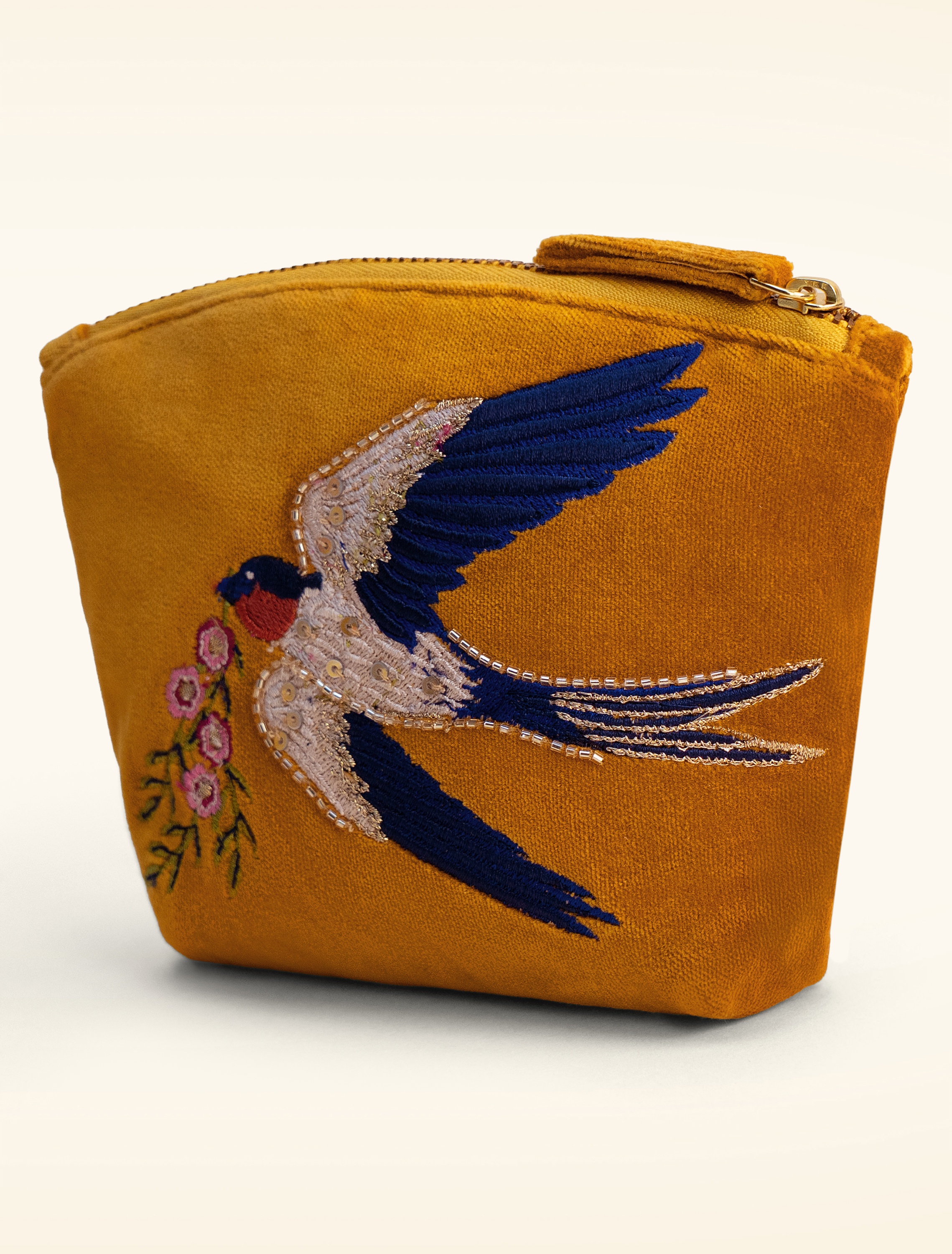 Powder - Swallow Mini Pouch in Ochre