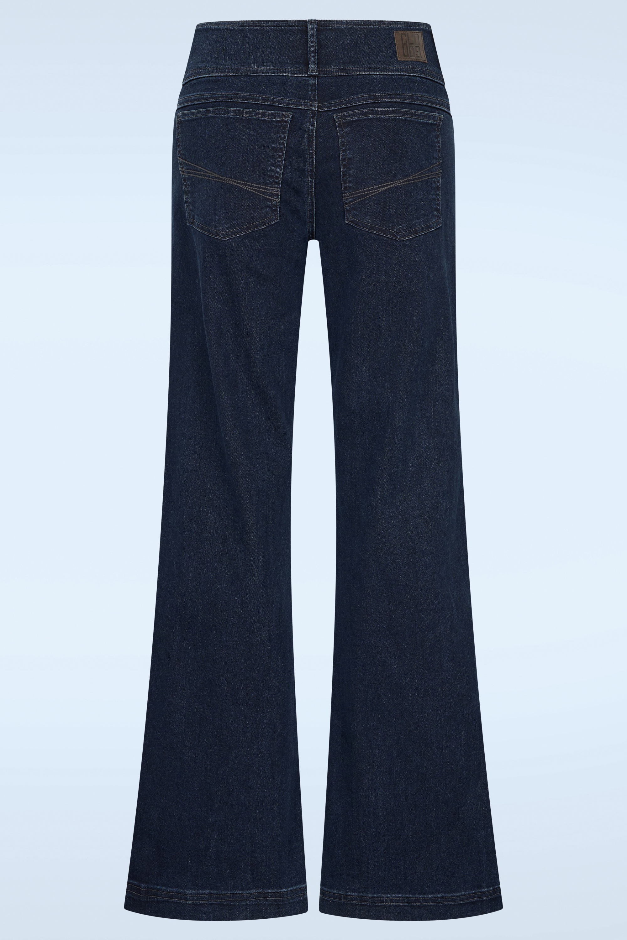 Zilch - Jean à jambes larges Lotus en bleu moyen 2