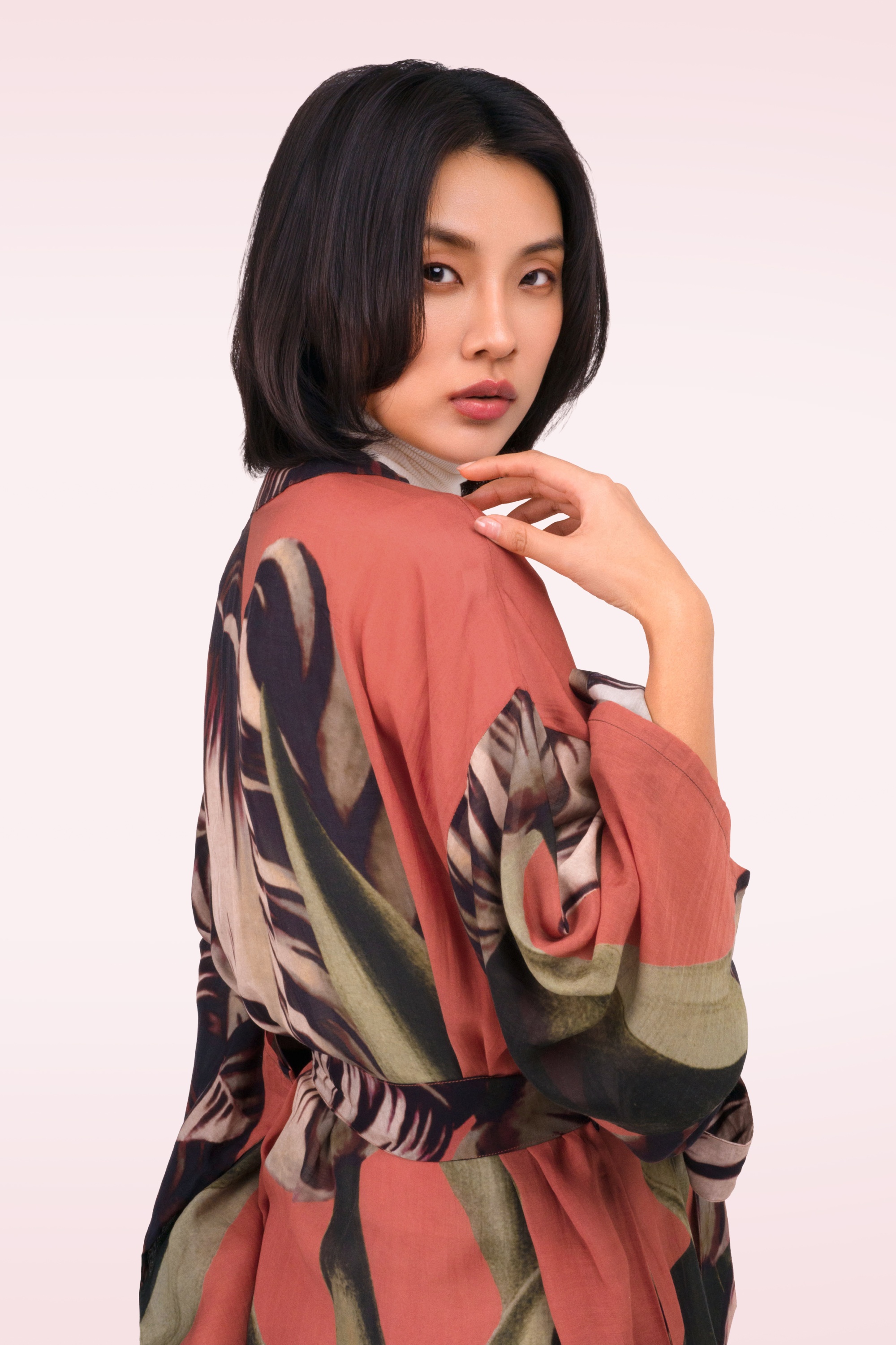 Powder - Tulip Kimono Gown in Multi 2