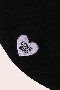 Banned Retro - Ruby Love Hearts baret in zwart 3