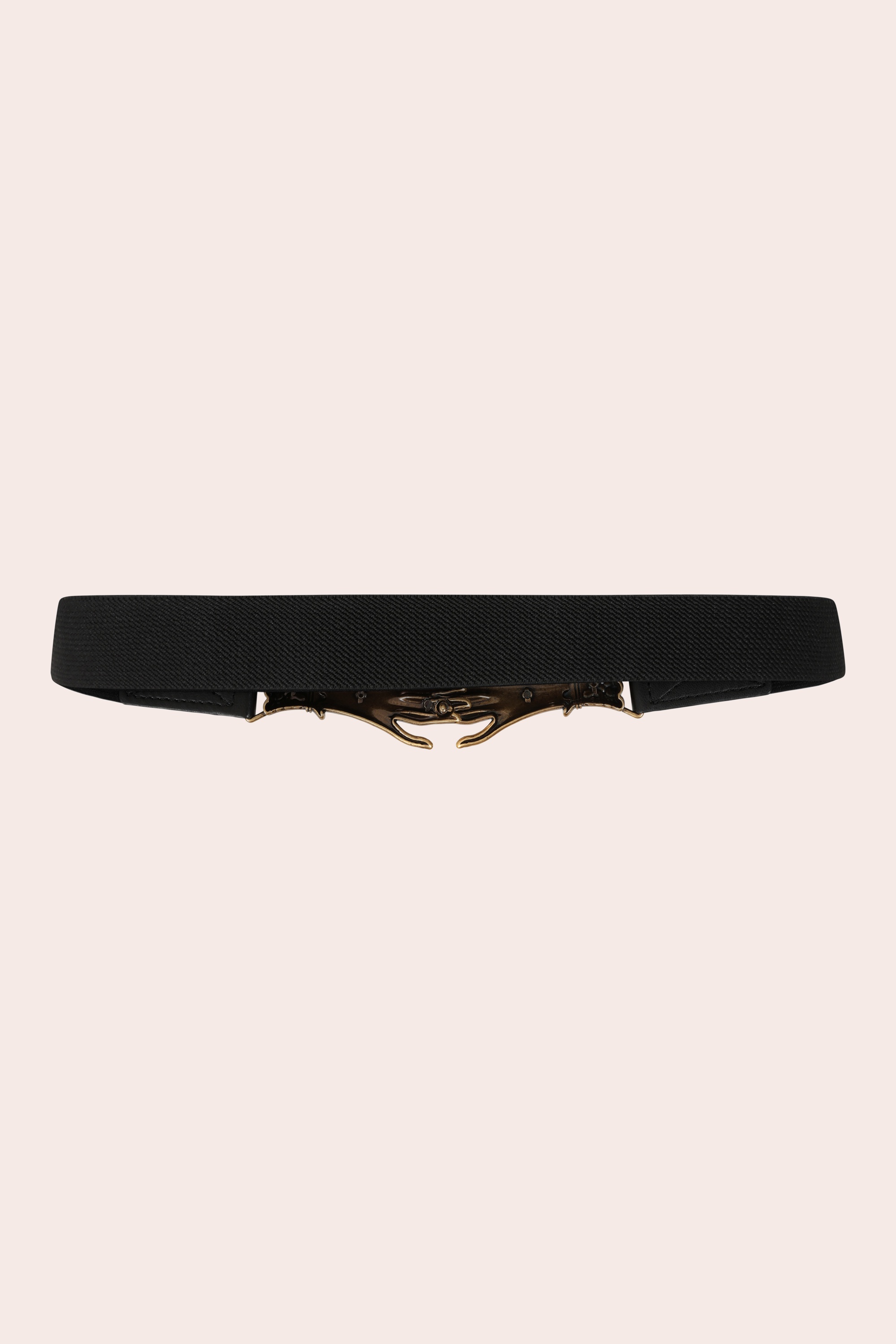 Banned Retro - Gilded Embrace Stretchgürtel in Schwarz 3