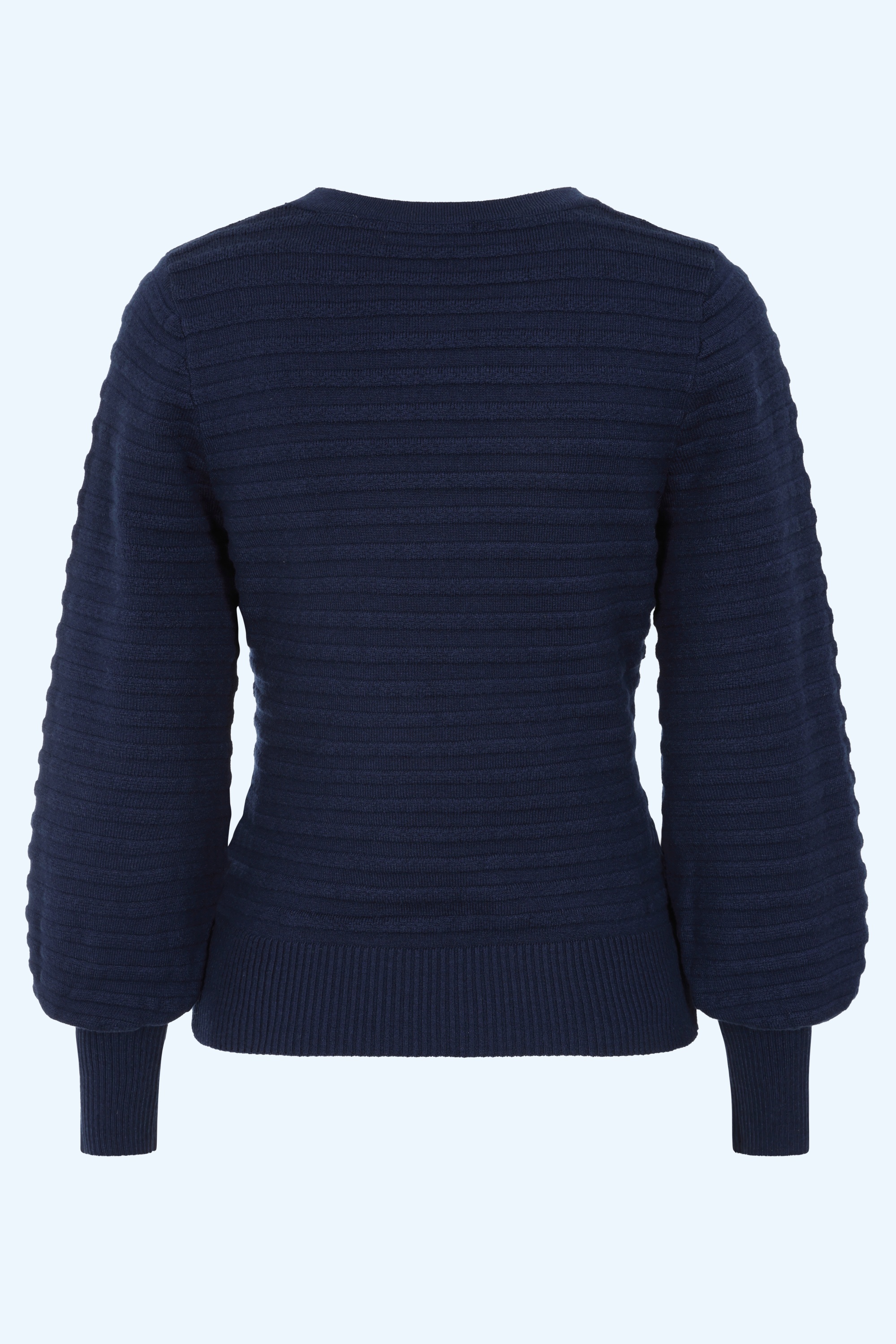 Banned Retro - Carla July Strickoberteil in Marineblau 2