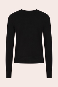 Banned Retro - Heritage Moon Cardigan in Black 4