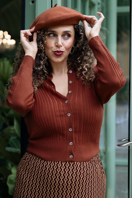 Banned Retro - Claire Hat in kaneel
