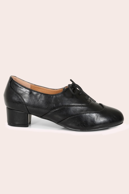 Banned Retro - Belle Epoque shoe booties in zwart