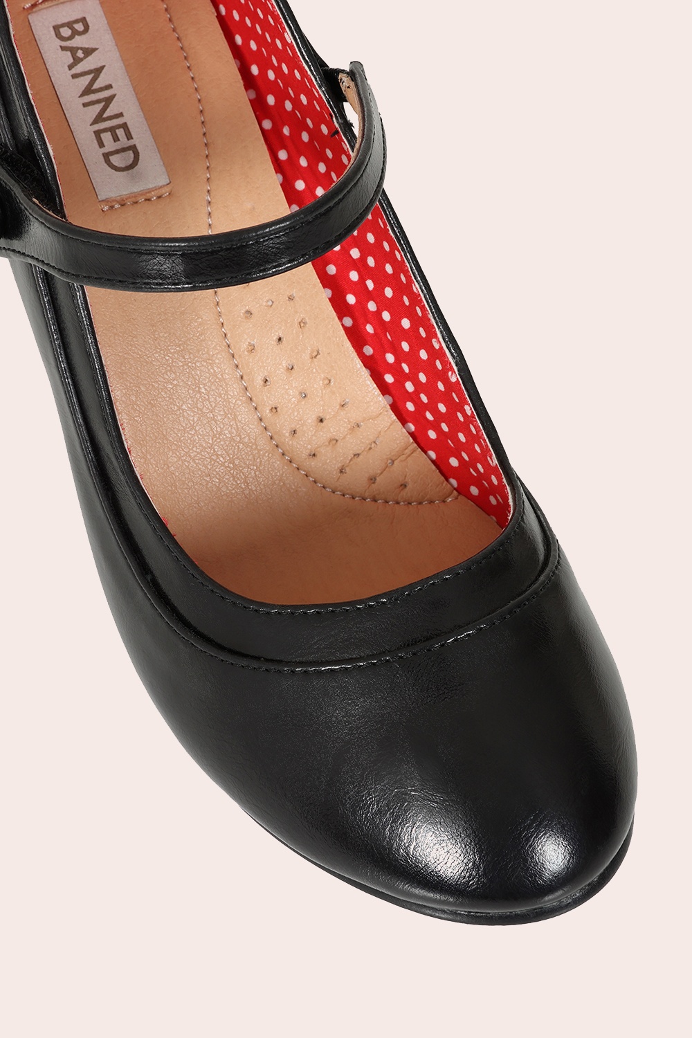 Banned Retro - Piccadilly Mary Jane pumps in zwart 3