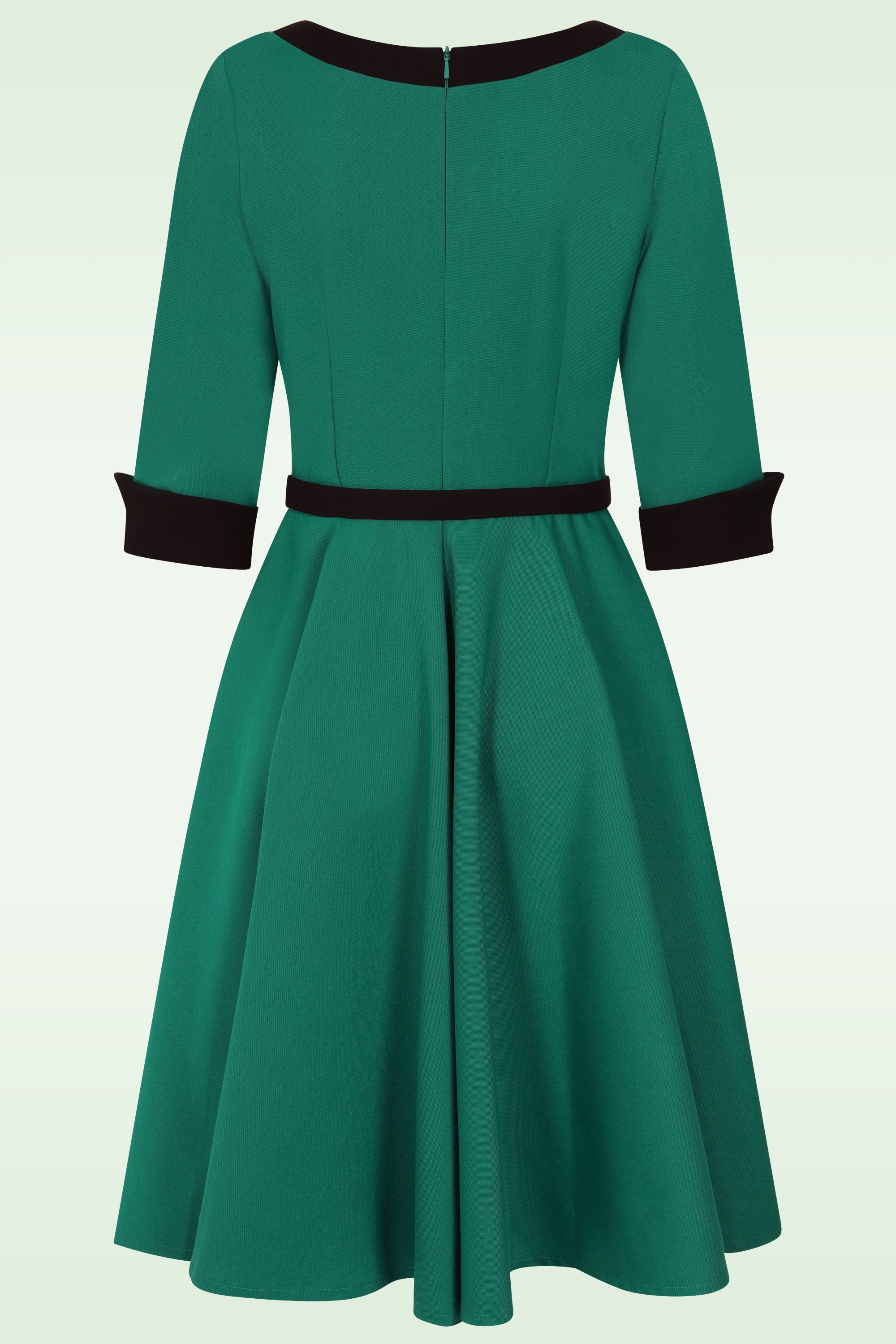 Glamour Bunny - Exklusiv bei Topvintage ~ The Vivienne Swingkleid in Petrol 4