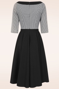 Glamour Bunny - Topvintage exclusive ~ The Suzette Swing Dress in Black 4