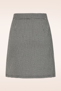 Topvintage Boutique Collection - Exclusivité Topvintage ~ Jupe Loise en pied-de-poule noir et blanc 4