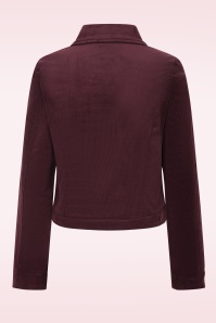 Topvintage Boutique Collection - Topvintage exclusive ~ Maya jasje in bordeaux 4