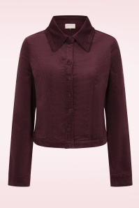 Topvintage Boutique Collection - Topvintage exclusive ~ Maya jasje in bordeaux 2