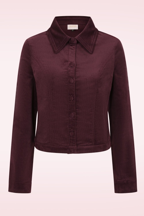 Topvintage Boutique Collection - Topvintage exclusive ~ Maya jasje in bordeaux 2