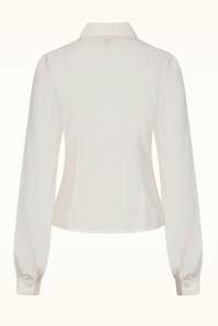 Topvintage Boutique Collection - Topvintage Exclusive ~ Jess blouse in wit 4