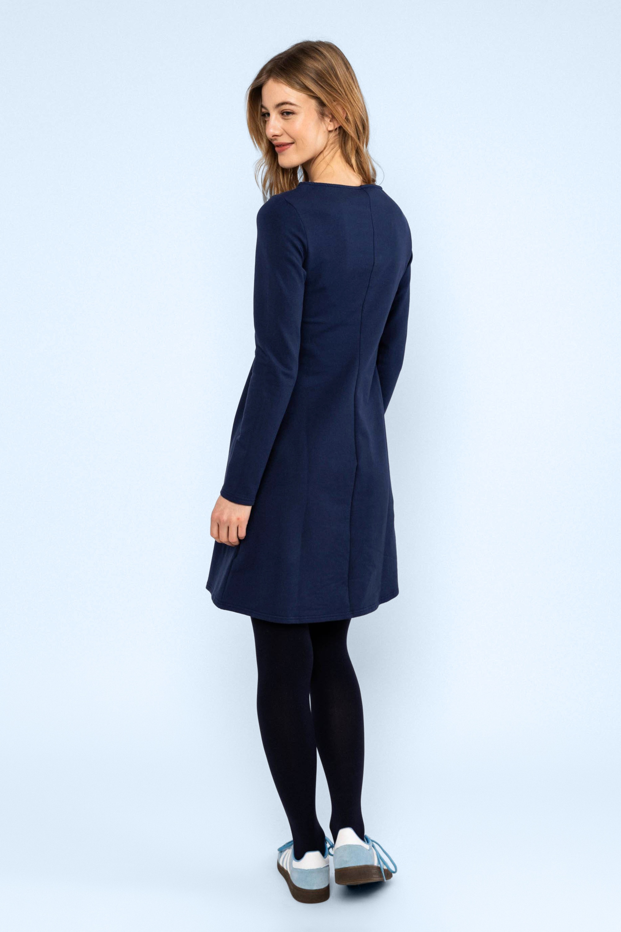 Blutsgeschwister - Oh Jacky Sweat jurk in retro bluing 3