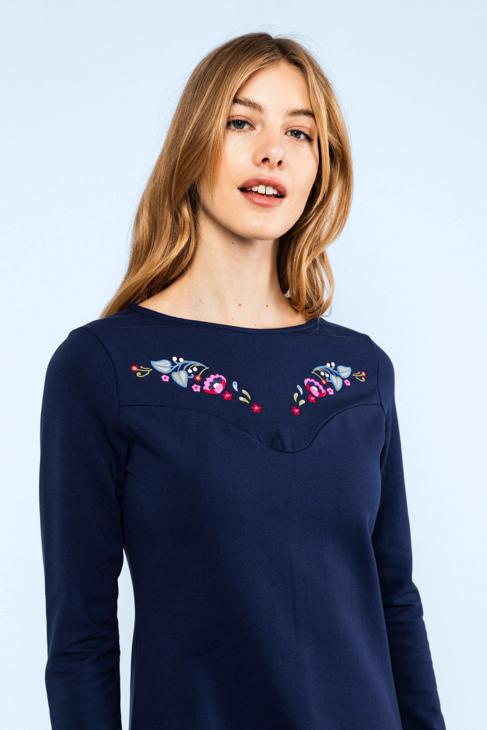 Blutsgeschwister - Oh Jacky Sweat jurk in retro bluing 4