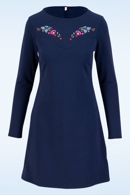 Blutsgeschwister - Oh Jacky Sweat jurk in retro bluing 2
