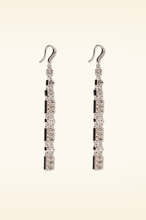 Lovely - Crystal Empire State oorbellen in zilver 2