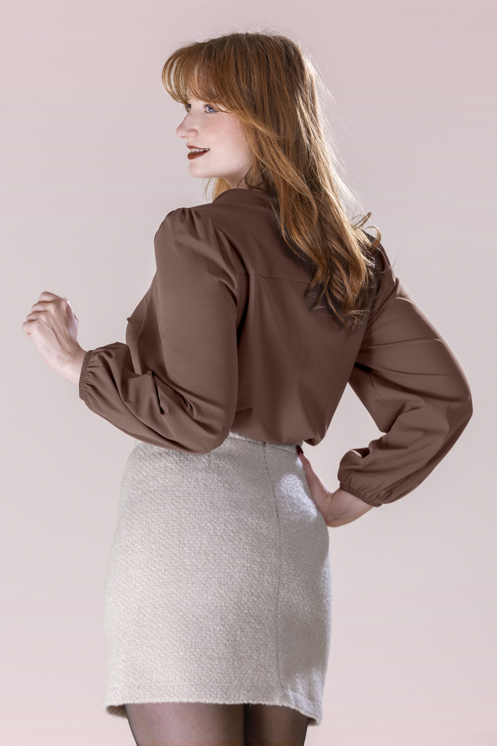 Smashed Lemon - Chemisier Choco Muse en marron foncé 4