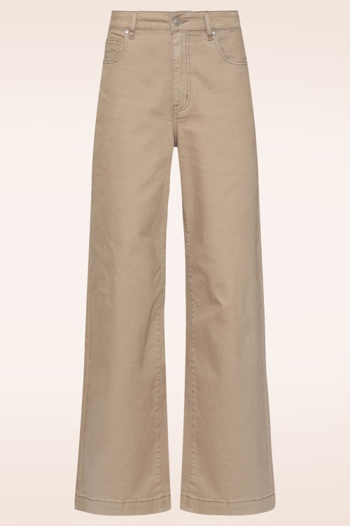 Smashed Lemon - Fernanda Jeans in Taupe 2