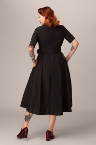 Glamorous - Maye midi jurk in zwart 3