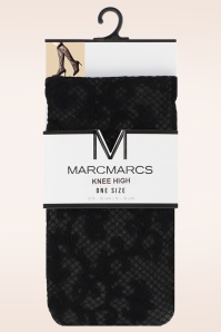 Marcmarcs - Bella lange sokken in zwart 3