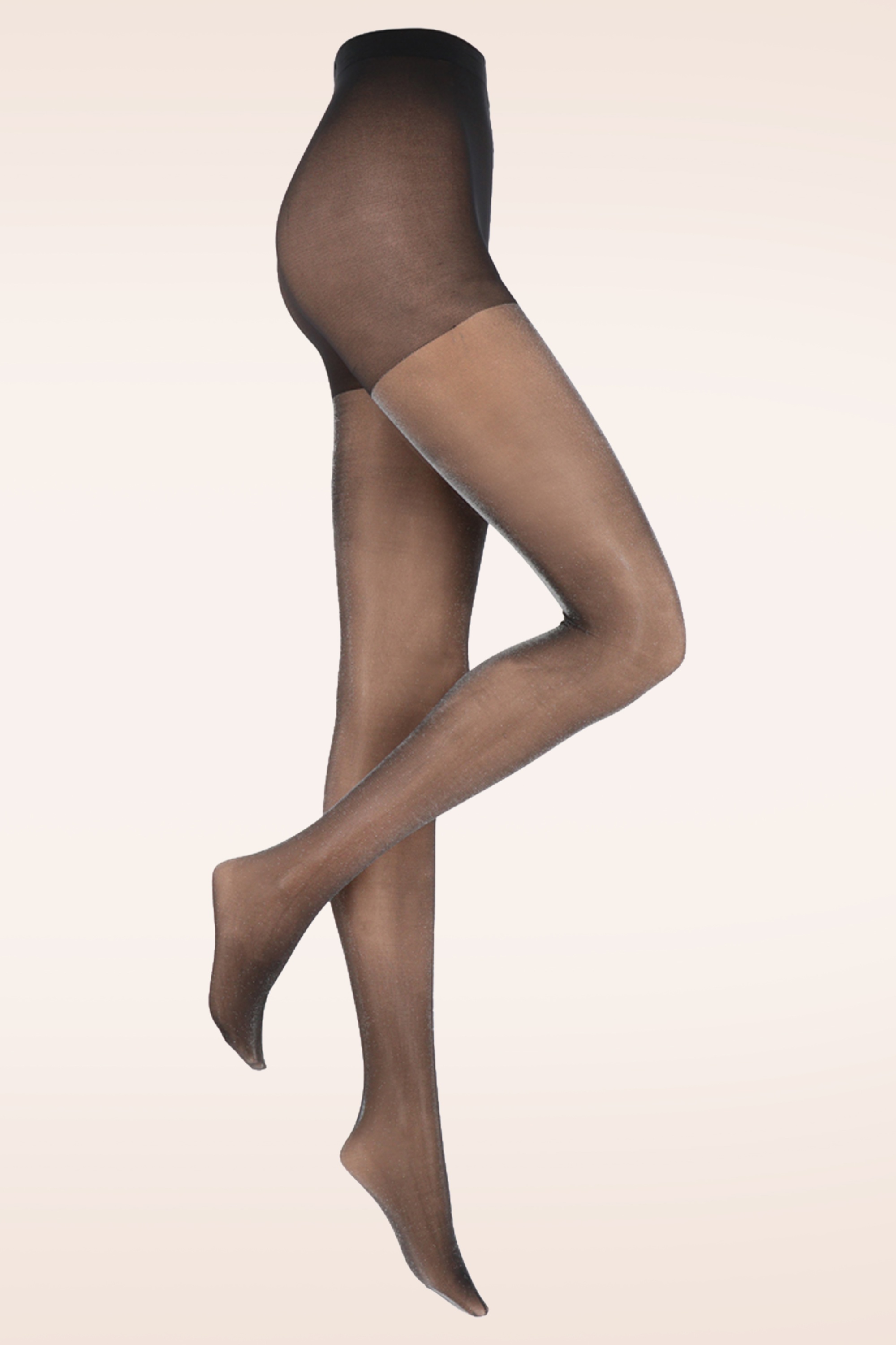 Marcmarcs - Laeme Lurex 20 Den panty in zwart en goud