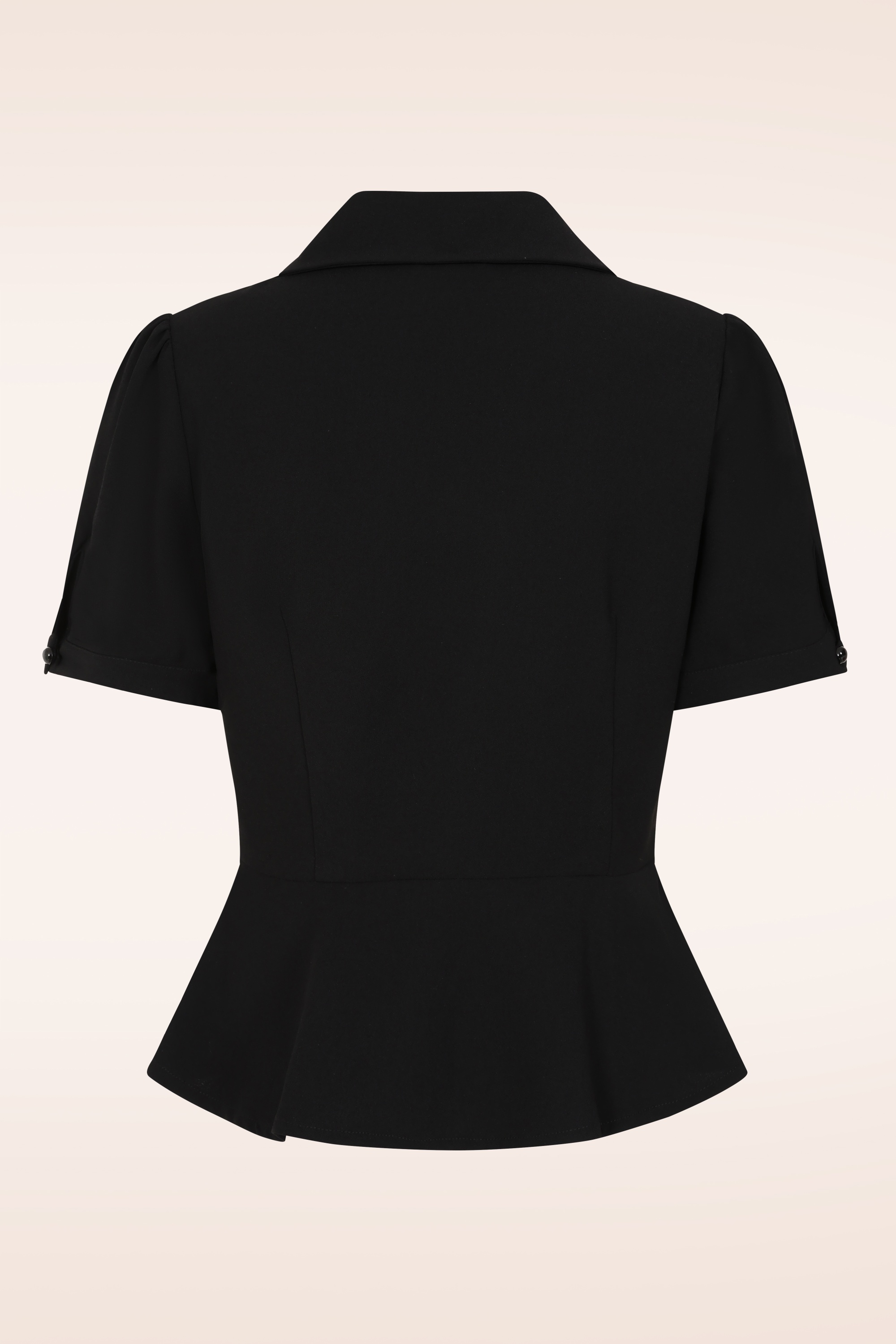 Banned Retro - Prue Moon blouse in zwart 4