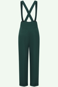 Banned Retro - Her Favourite pantalon in smaragdgroen 4